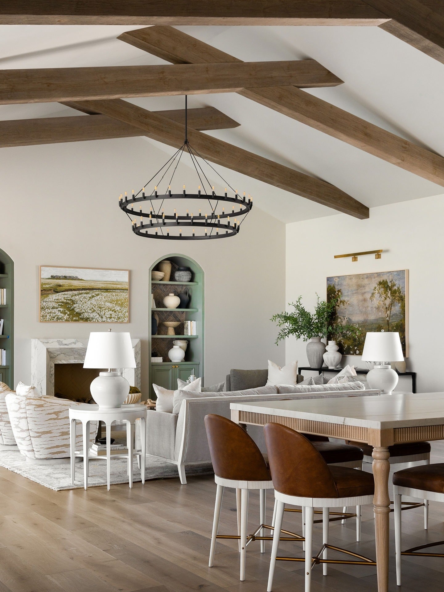 Vintage Filament Tubular Candle Tiered Chandelier - Camino
