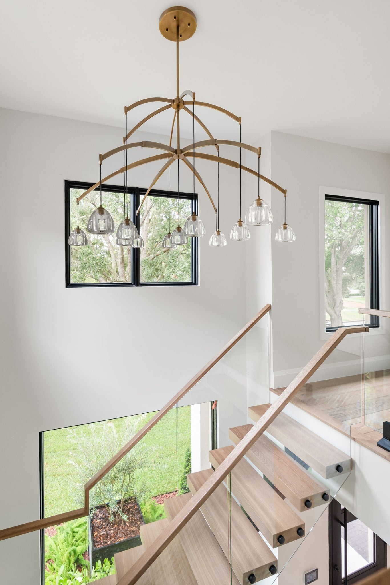 Crystal Cluster Chandelier - Hemisphere