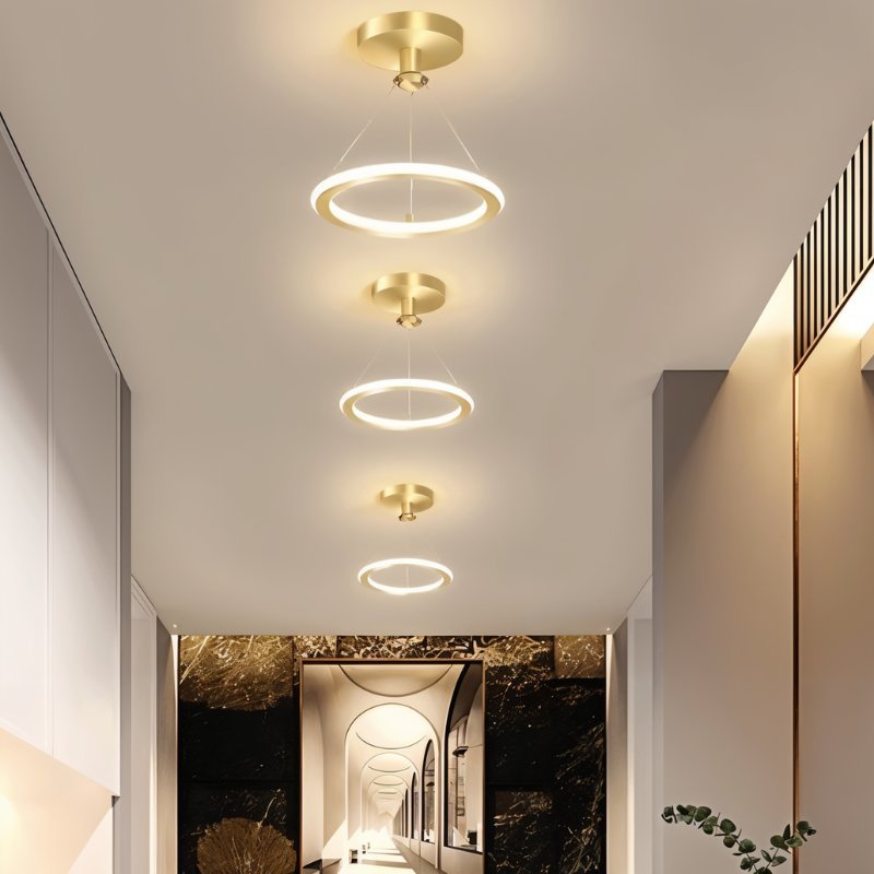 Nuri Ceiling Light L - 1 Ring: 7.8"(20cm) x 19.6"(50cm) / 19W