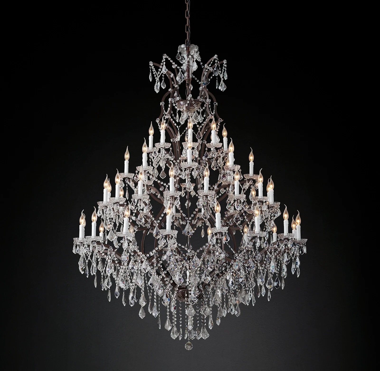 Candelabra Crystal Chandelier - Rococo