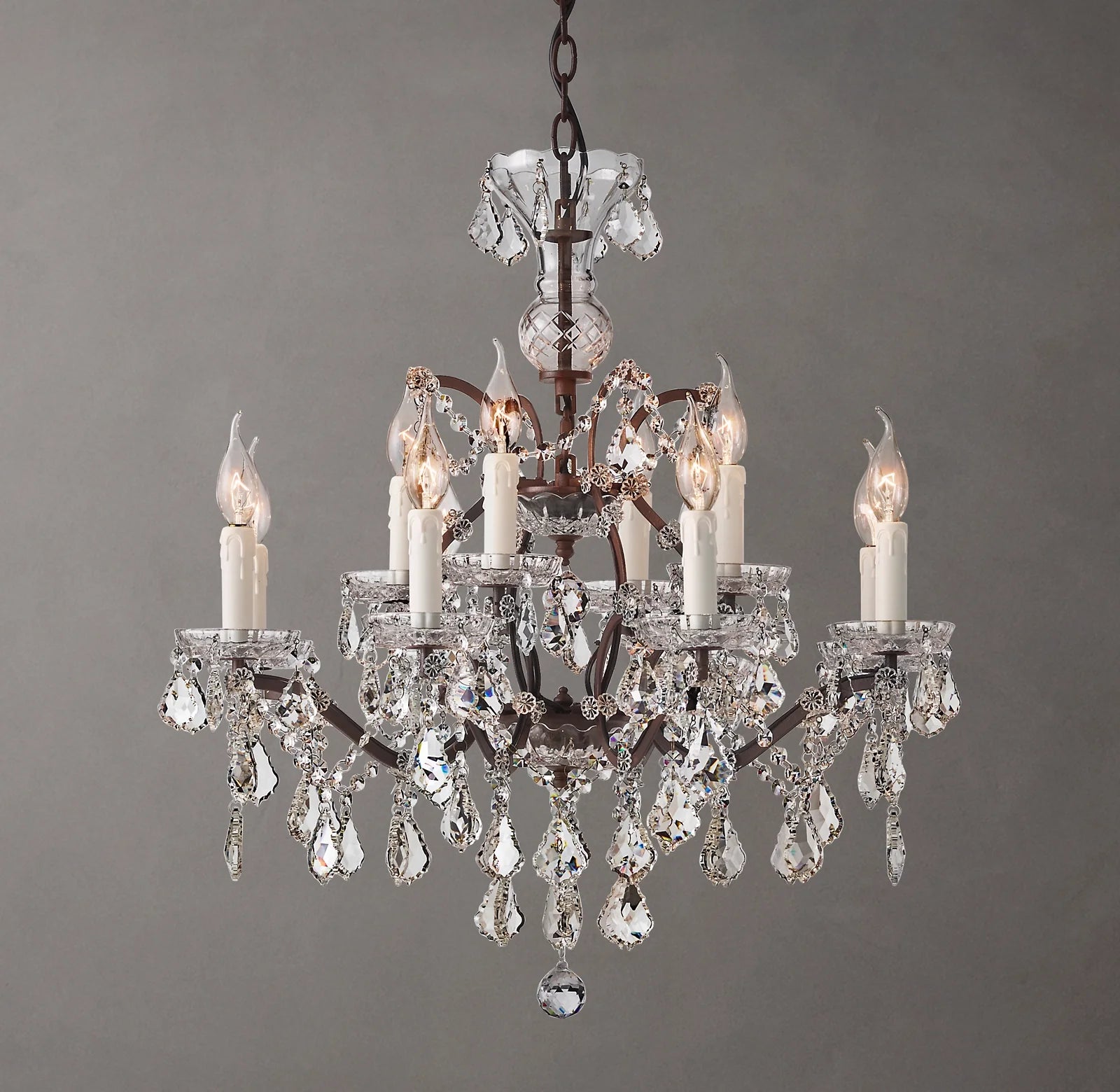 Candelabra Crystal Chandelier - Rococo