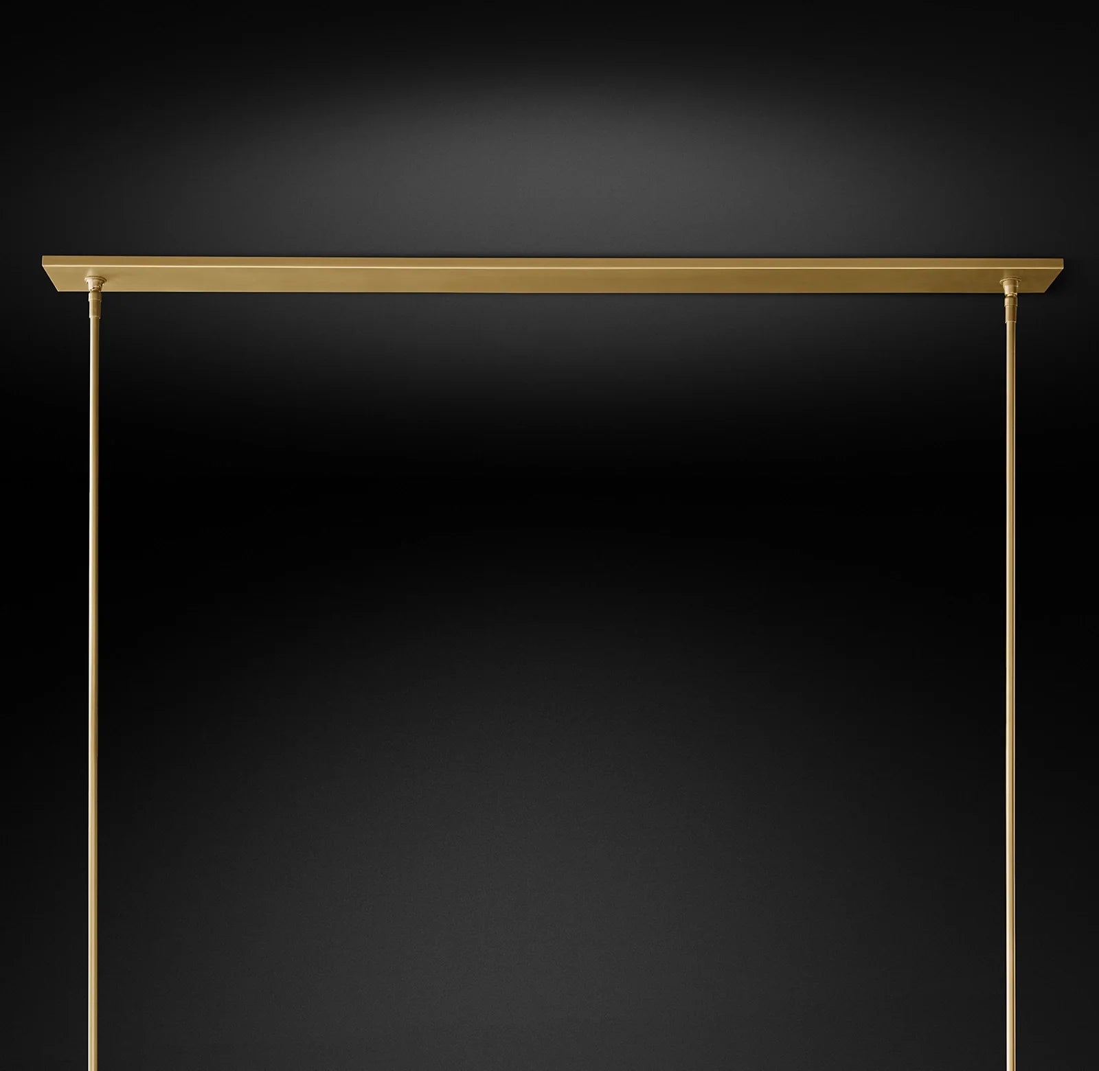 Cylindrical Glass Candle Linear Chandelier - Ravelle