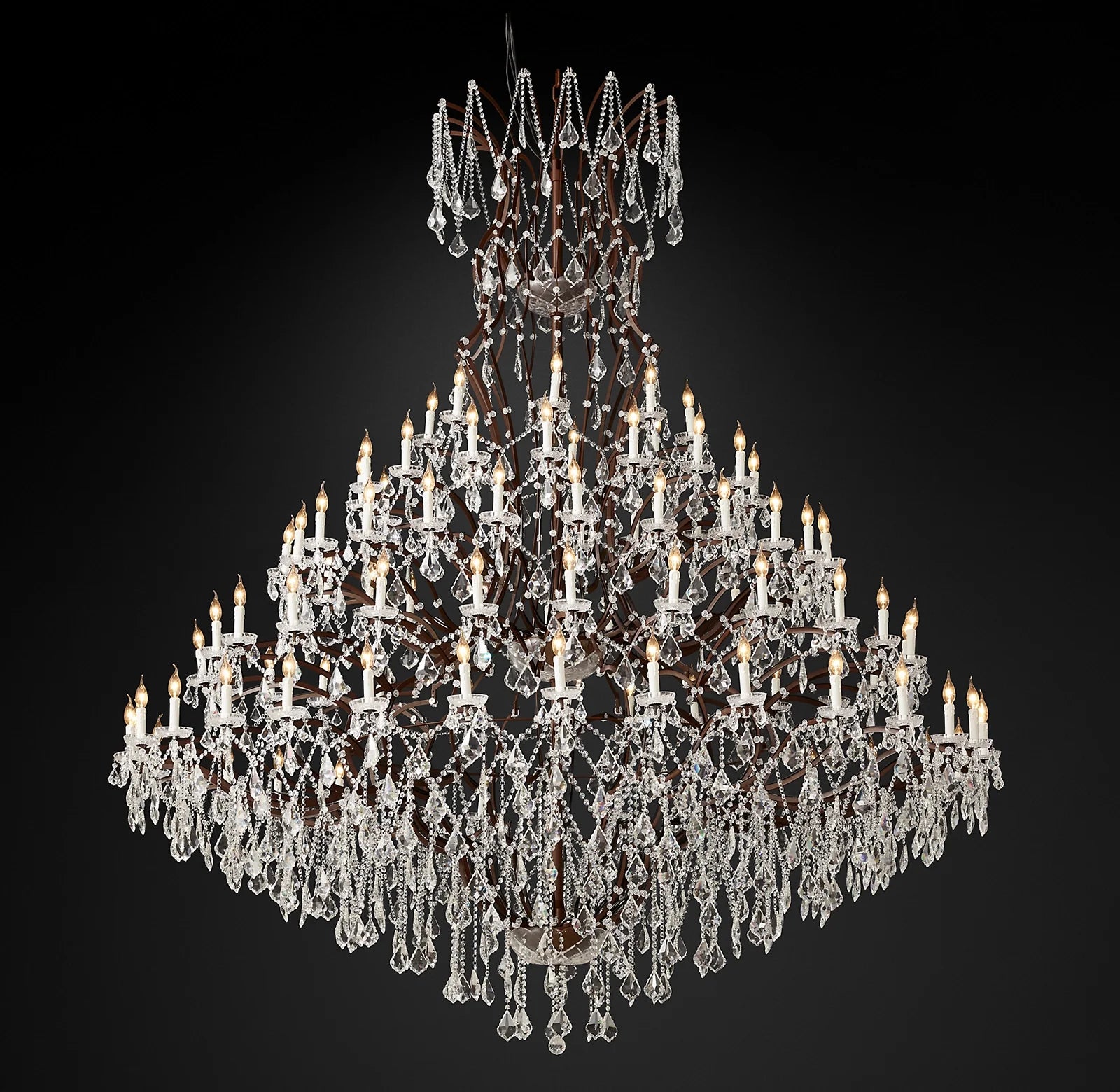 Candelabra Crystal Chandelier - Rococo