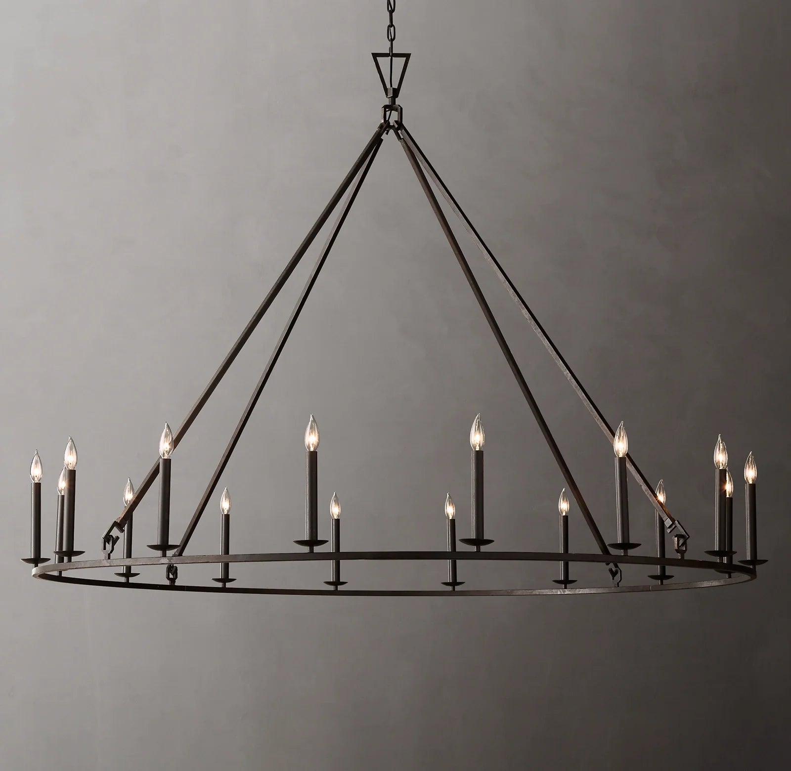 Candelabra Round Chandelier – Openwork