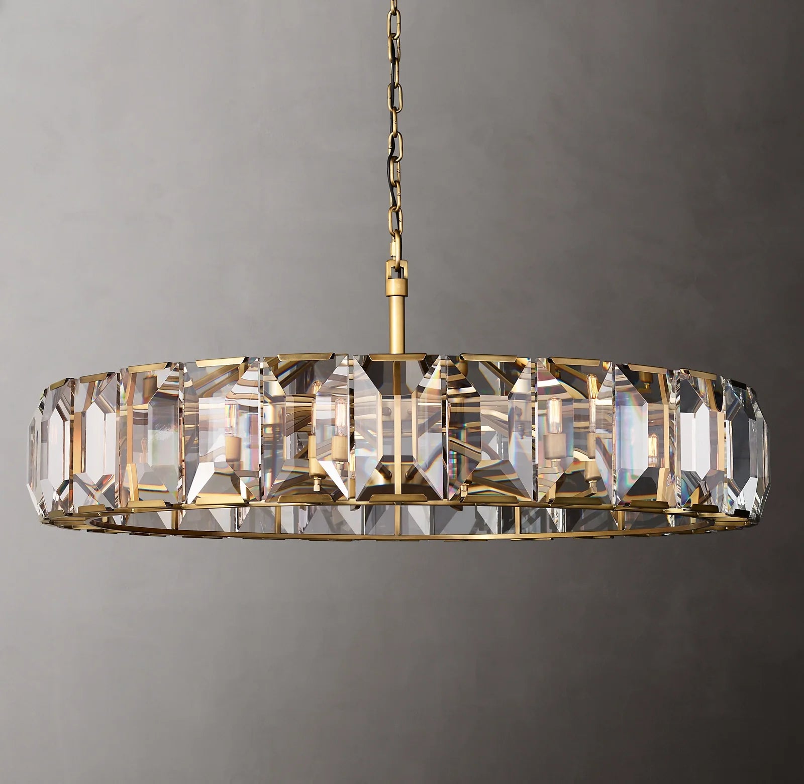 Crystal Round Chandelier – Harlow
