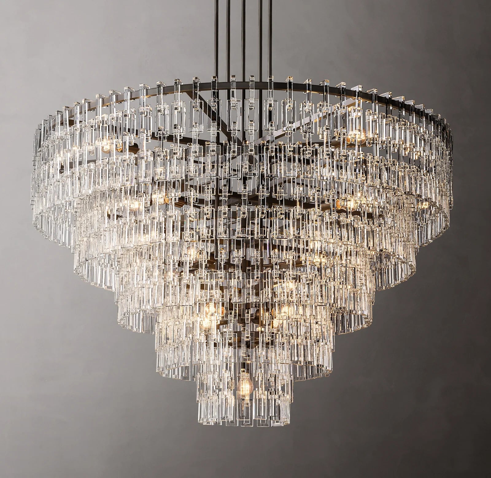 Chain Crystal Tiered Chandelier - Marignan