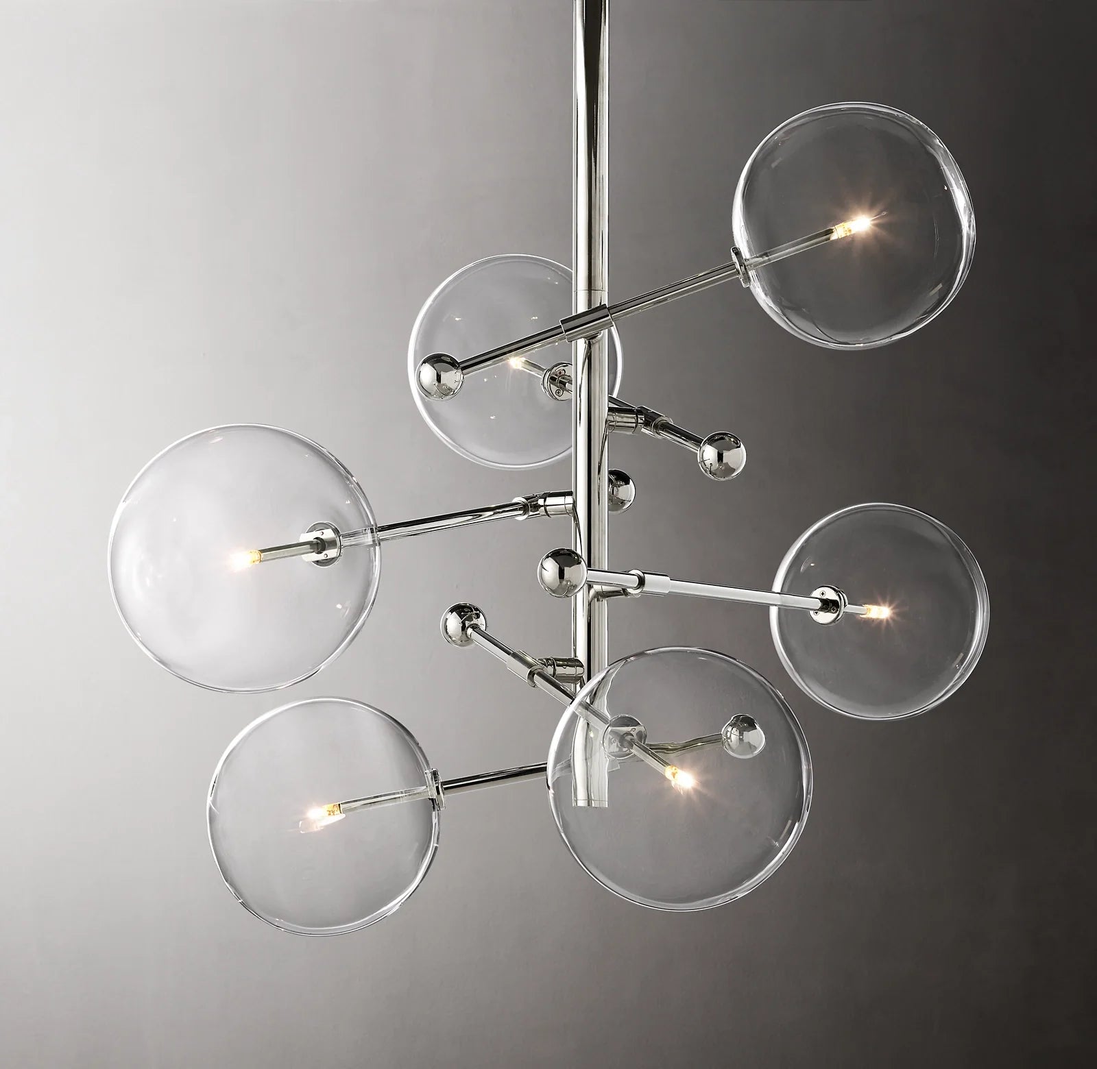 Sputnik Globe Glass Chandelier - Mobile