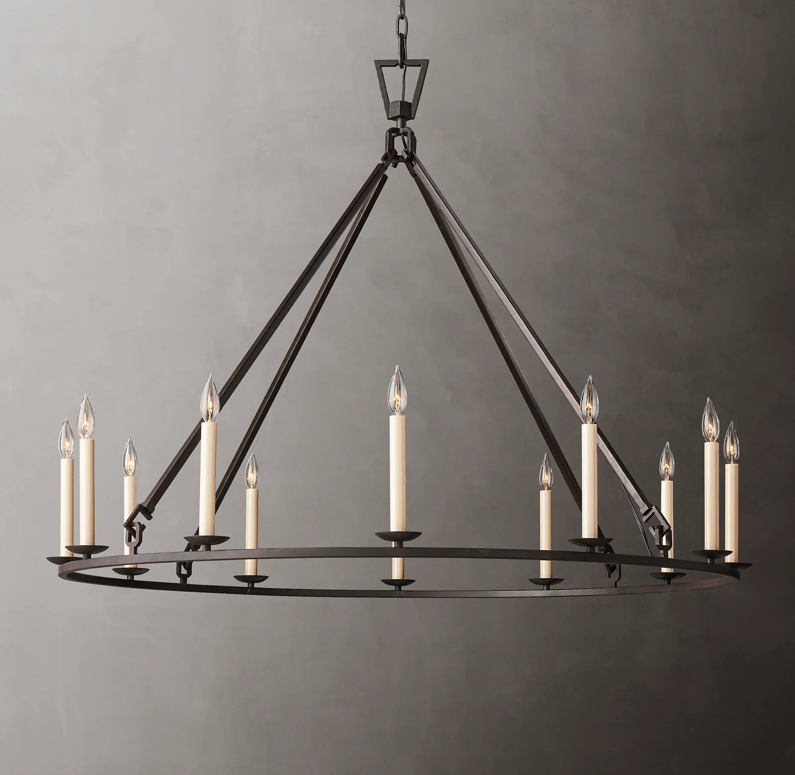 Candelabra Round Chandelier – Openwork