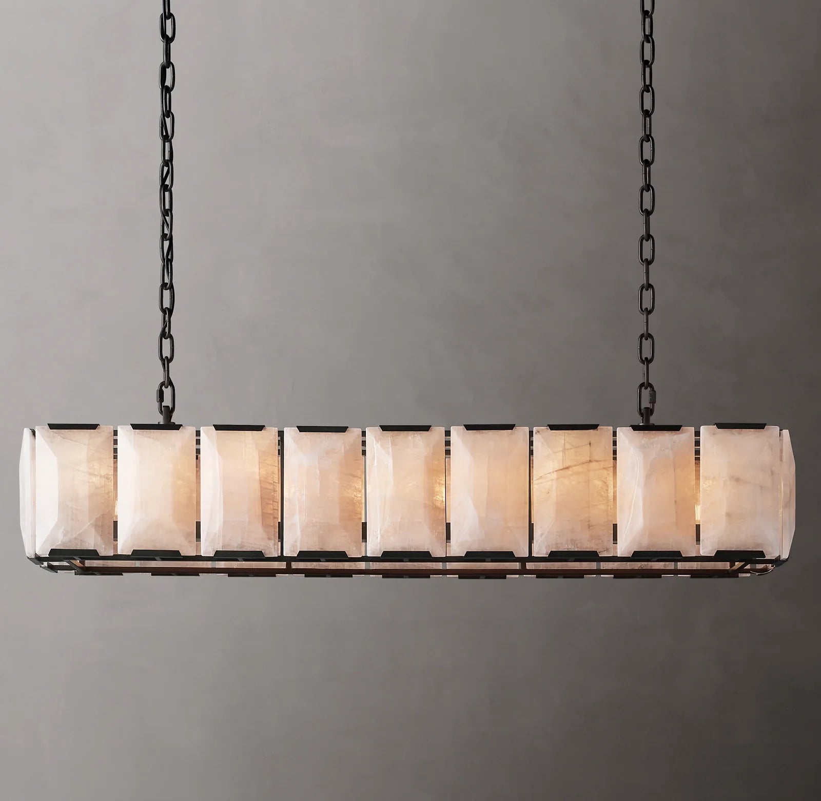 Alabaster Rectangular Chandelier – Harlow
