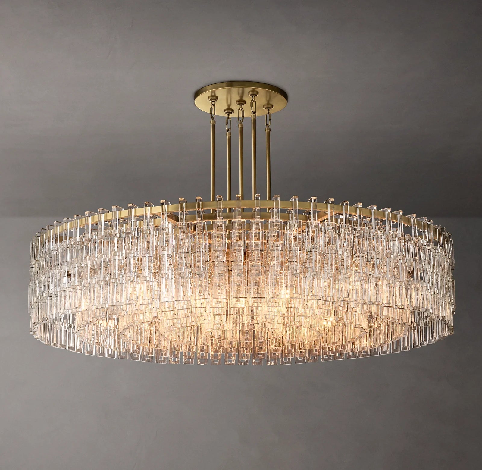 Cascading Chain Crystal Chandelier - Marignan