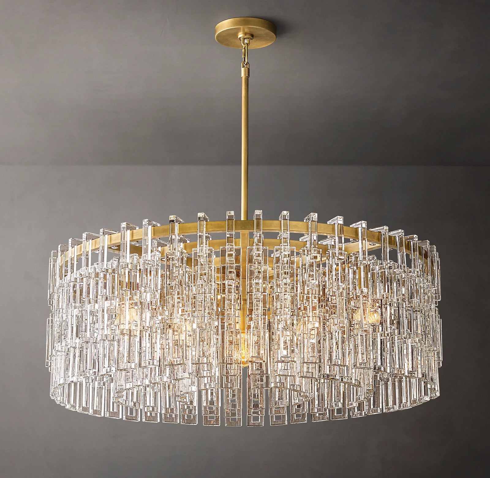 Cascading Chain Crystal Chandelier - Marignan