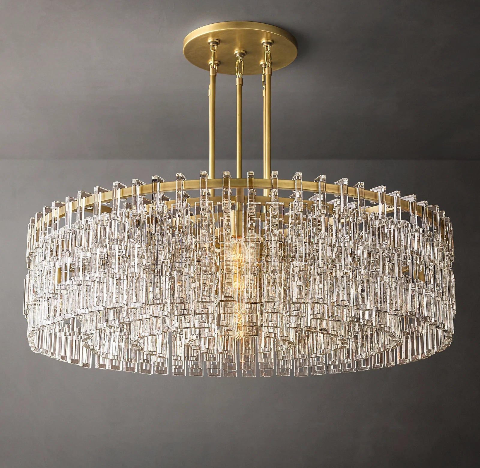 Cascading Chain Crystal Chandelier - Marignan