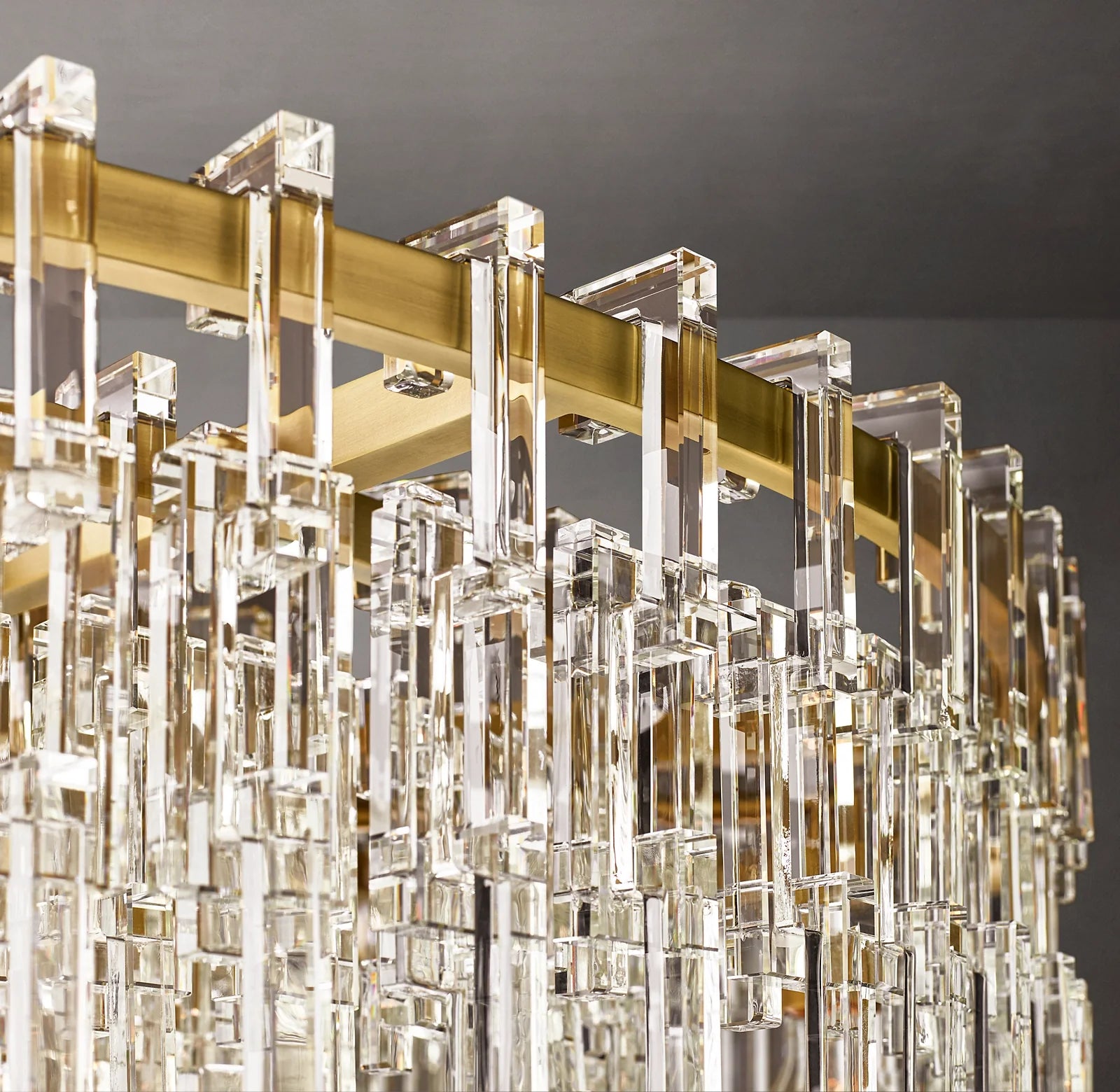 Cascading Chain Crystal Chandelier - Marignan