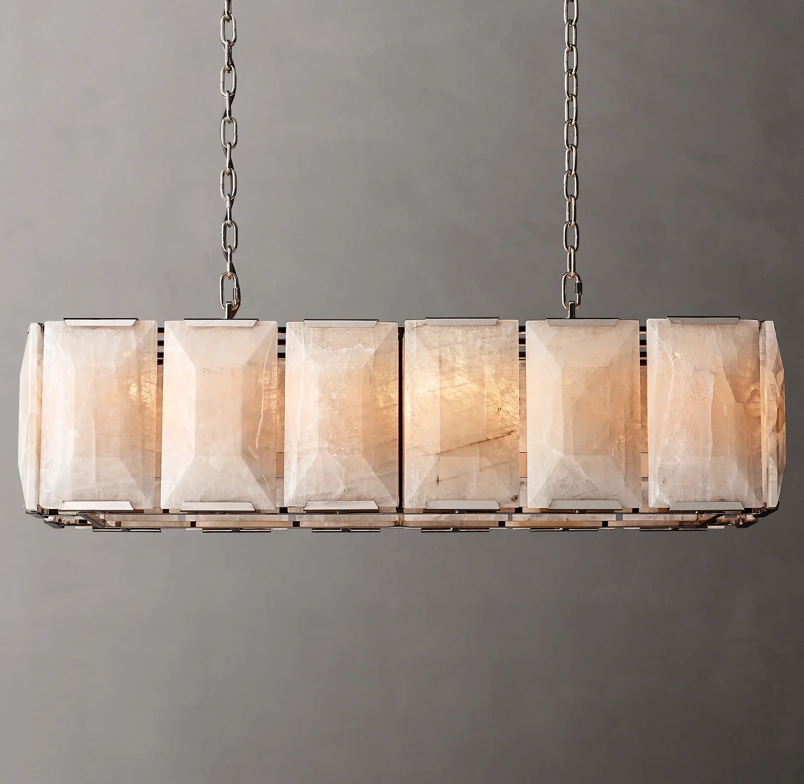 Alabaster Rectangular Chandelier – Harlow