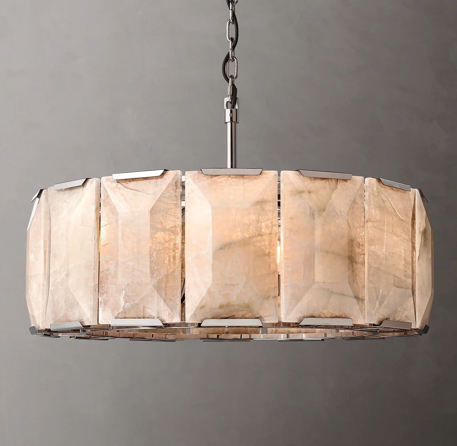 Alabaster Round Chandelier – Harlow