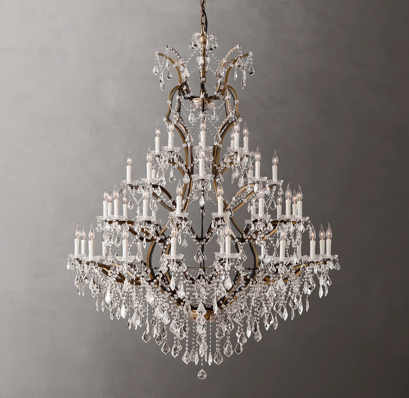 Candelabra Crystal Chandelier - Rococo