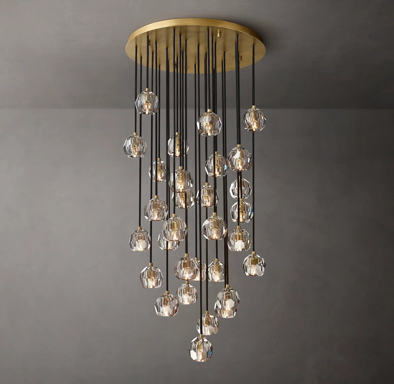 Crystal Cluster Chandelier – Boule