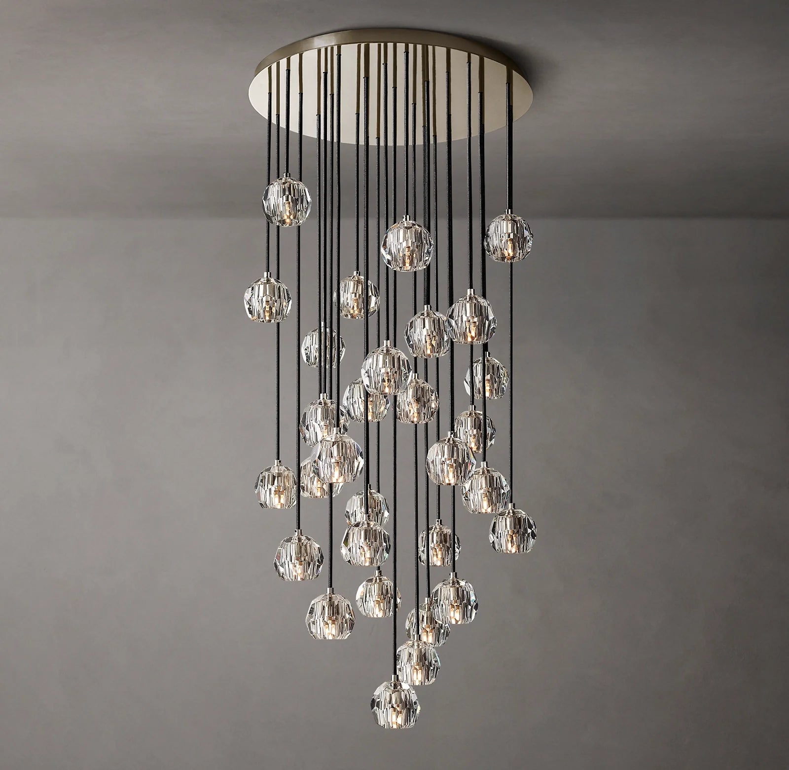 Crystal Cluster Chandelier – Boule