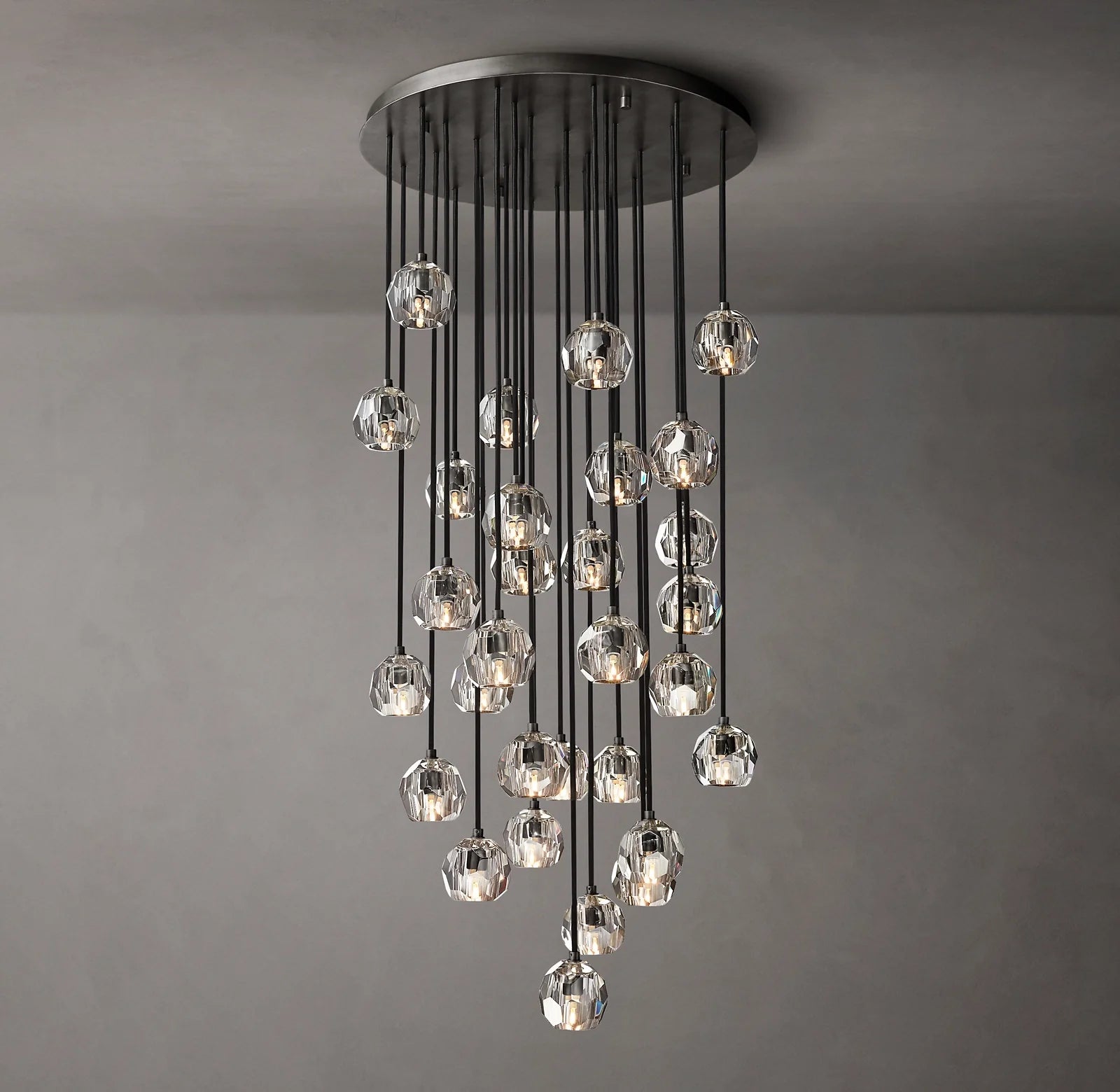 Crystal Cluster Chandelier – Boule