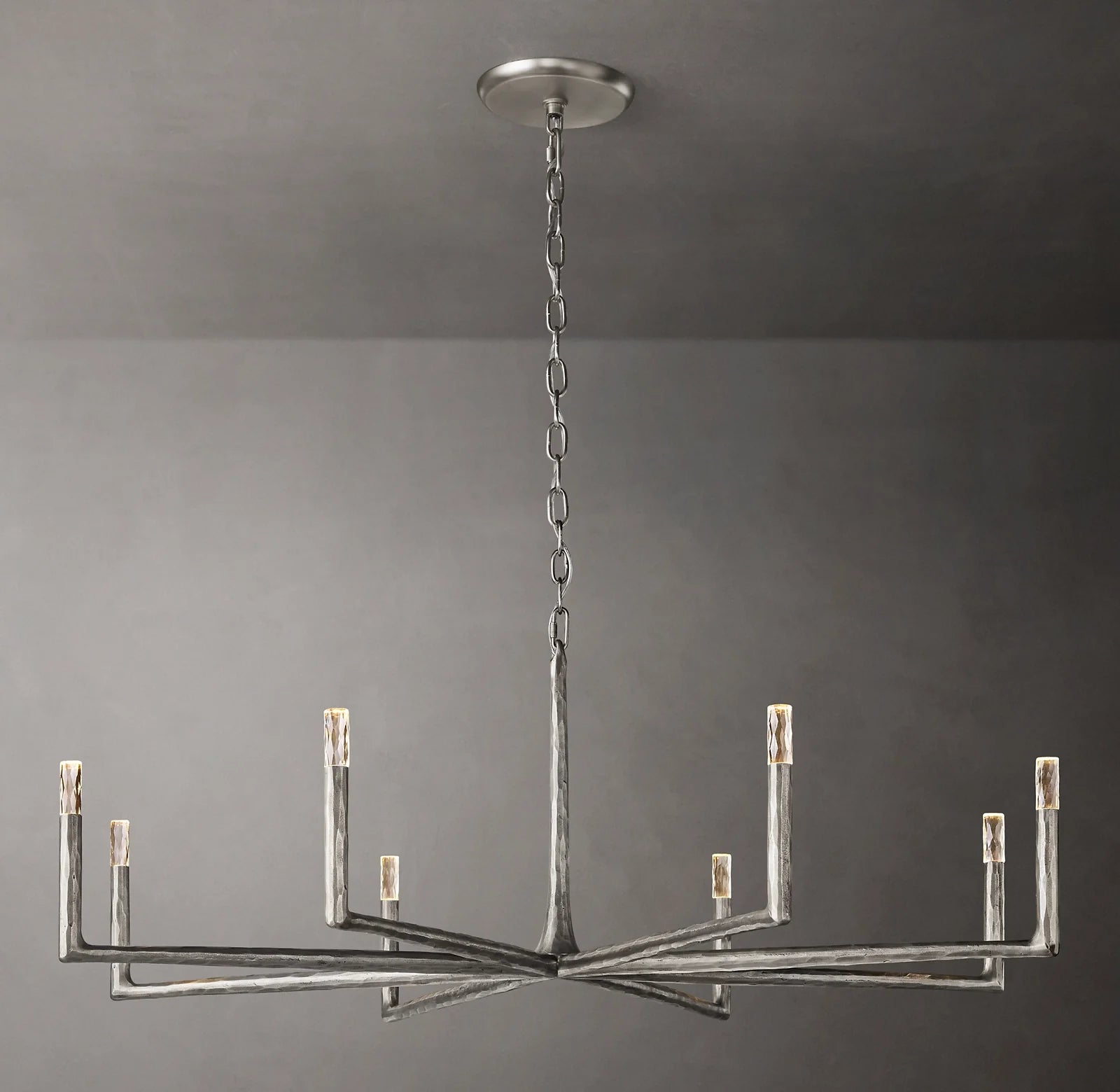 Forged Candlestick Chandelier - Thaddeus