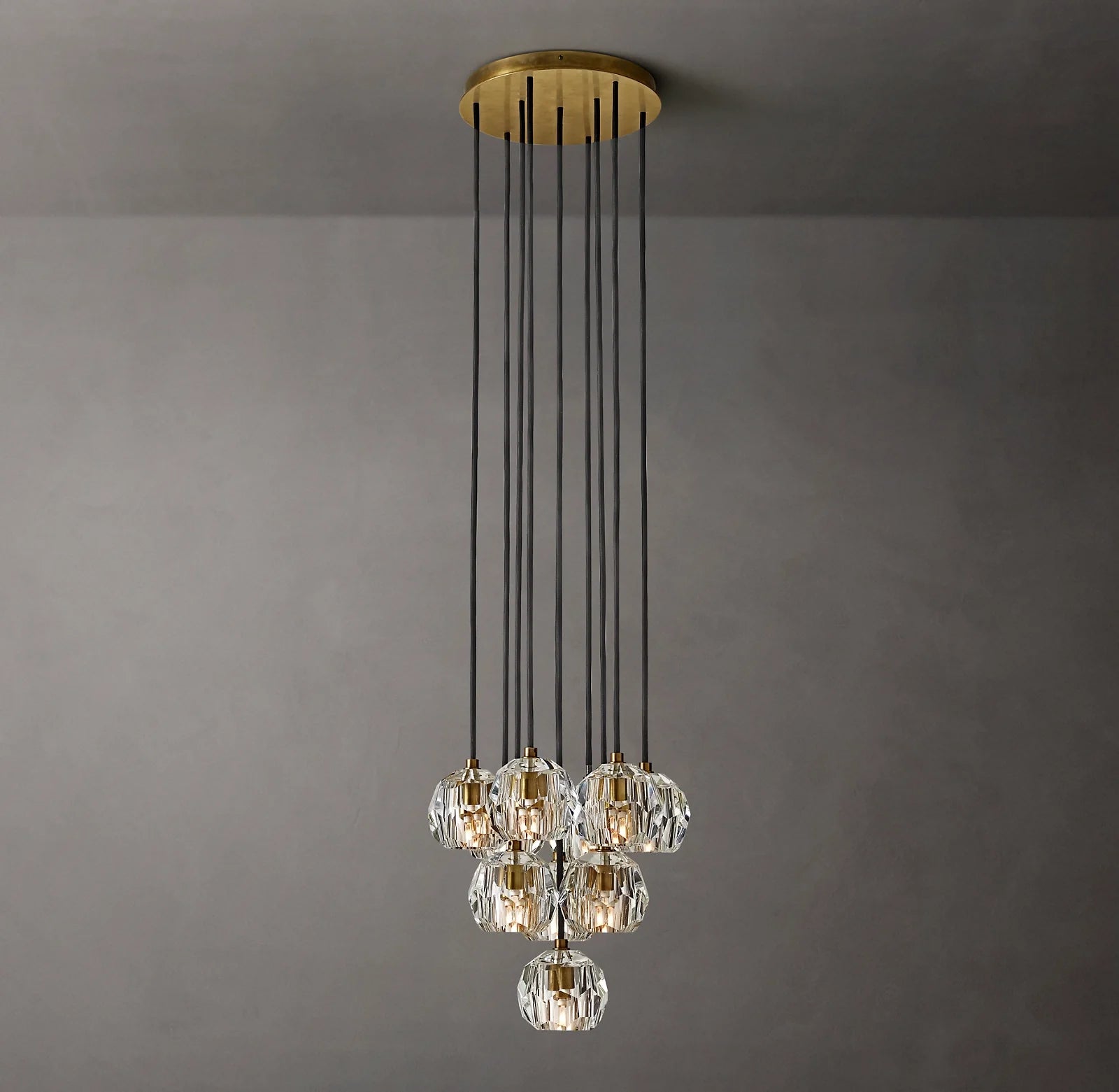 Crystal Cluster Chandelier – Boule