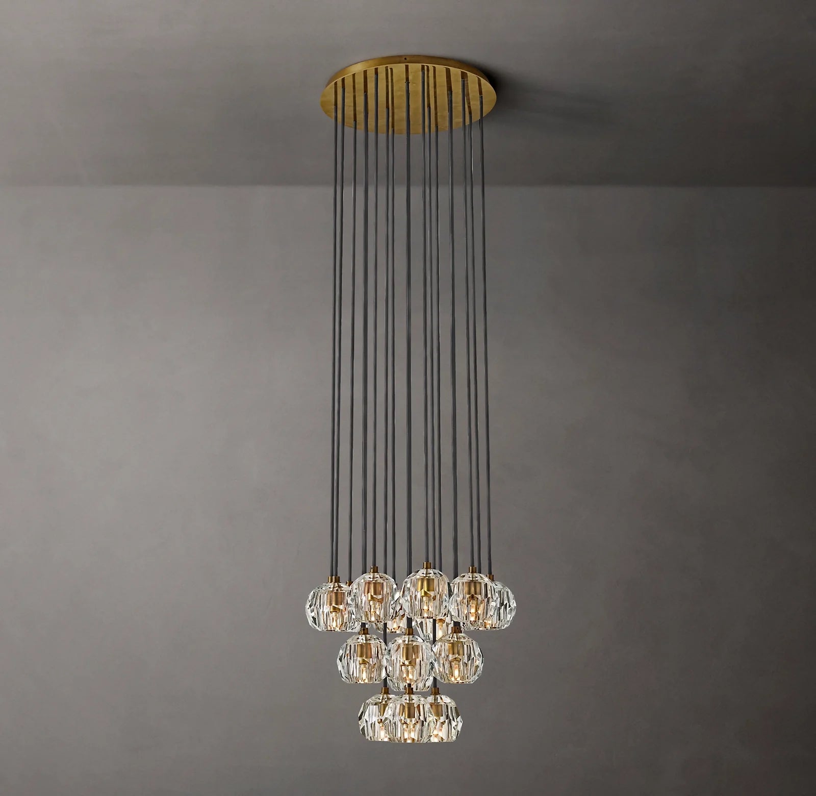 Crystal Cluster Chandelier – Boule