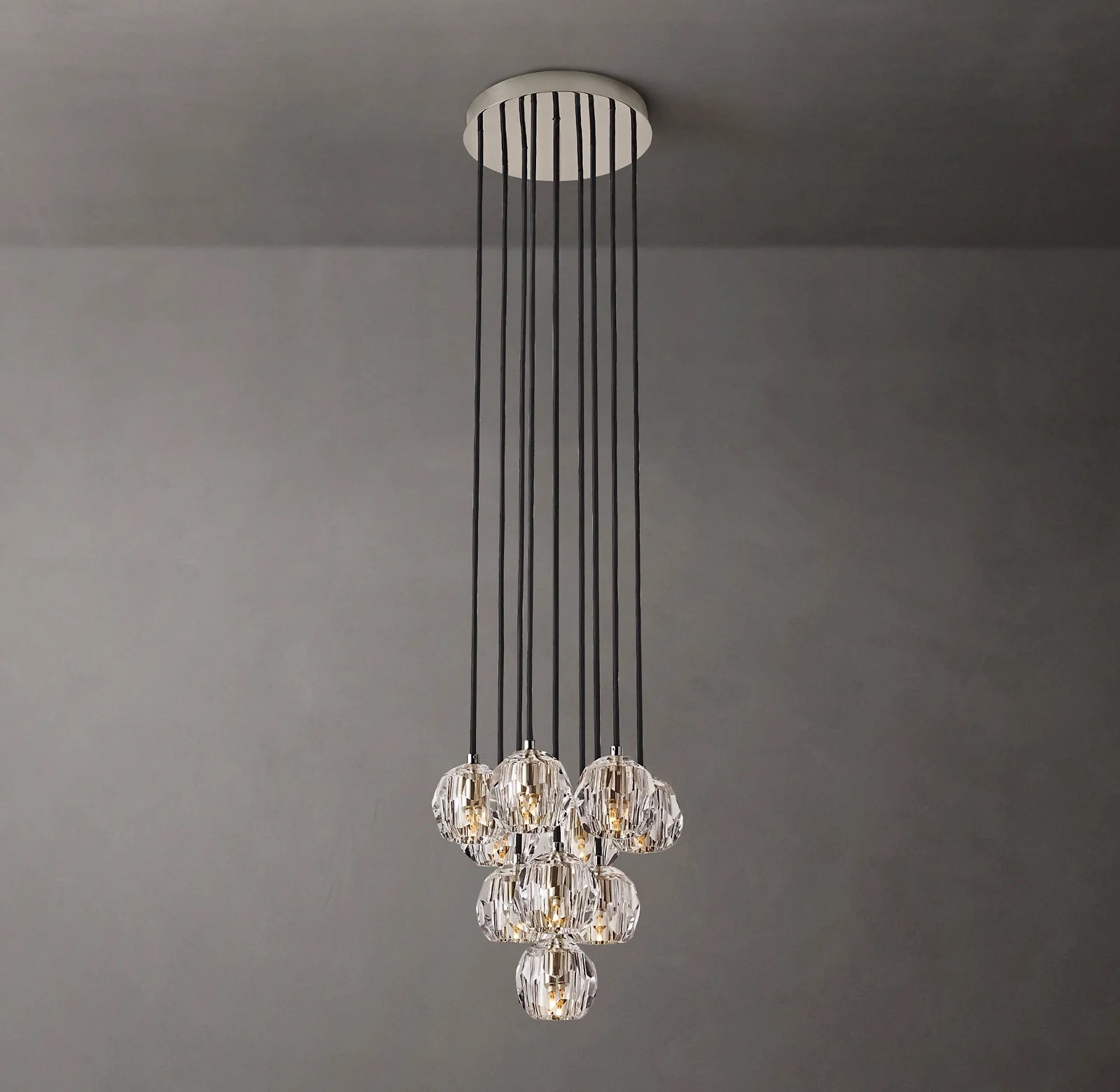 Crystal Cluster Chandelier – Boule