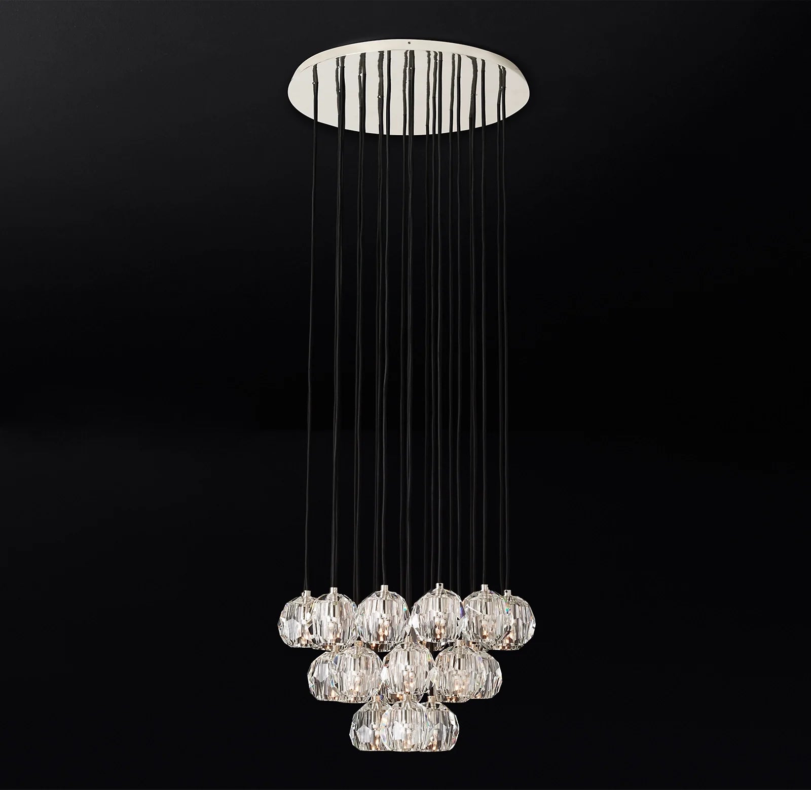 Crystal Cluster Chandelier – Boule