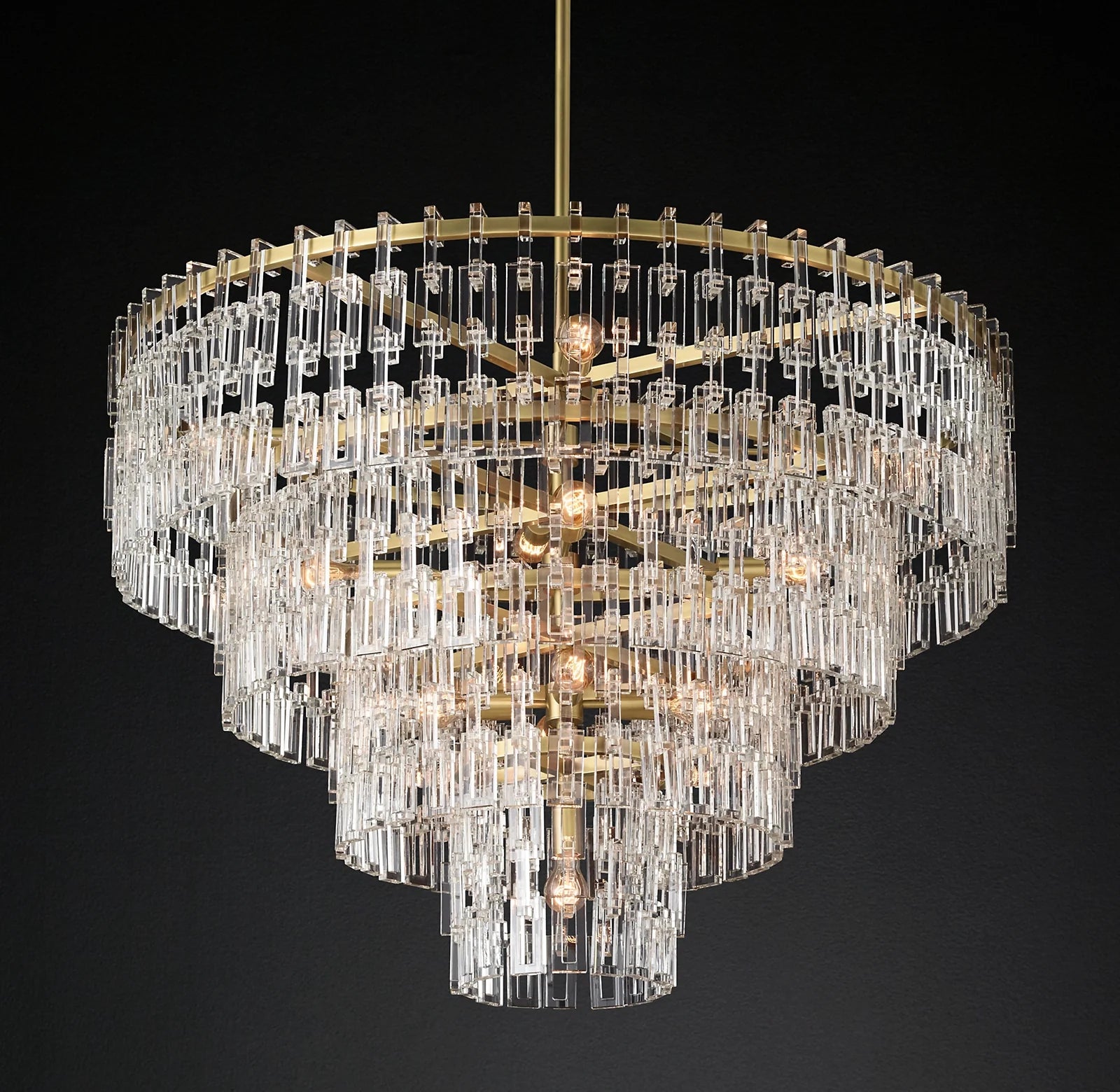 Chain Crystal Tiered Chandelier - Marignan
