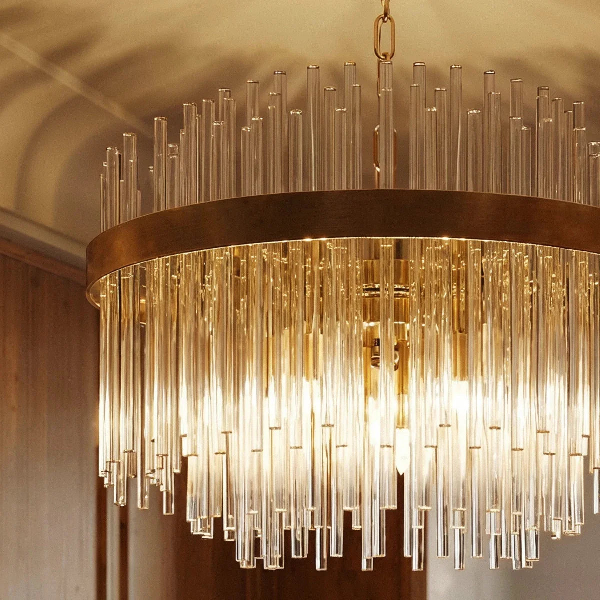 Cascade Glass Chandelier