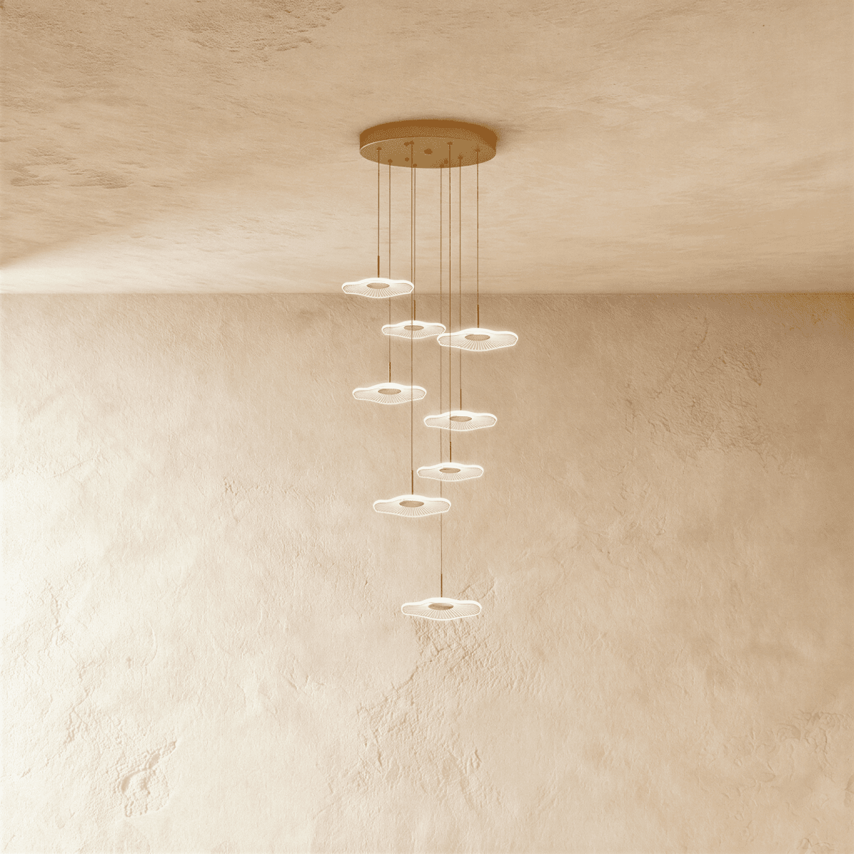 Rotasu Staircase Chandelier 
