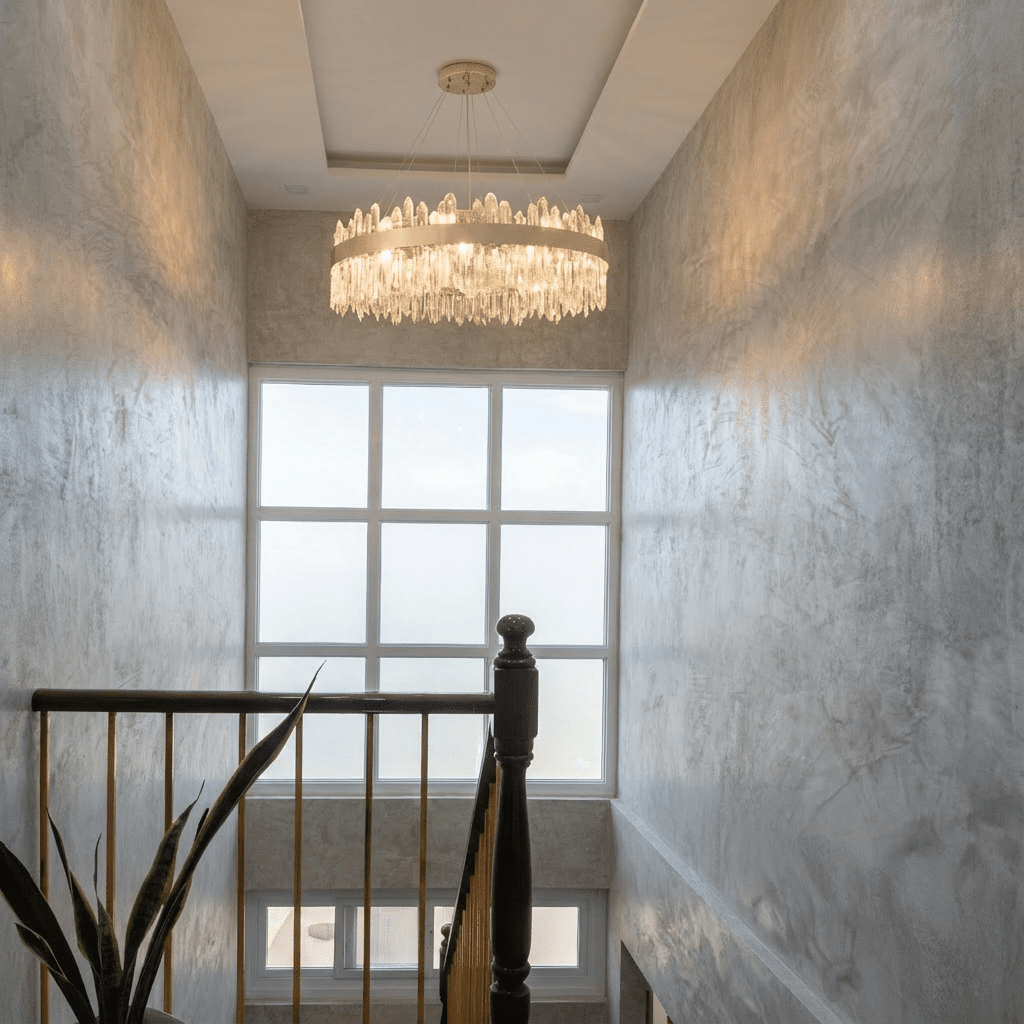 Zaffo Chandelier 18 Lights Round: D39.4"(100cm) x H9.4"(24cm) / 180W
