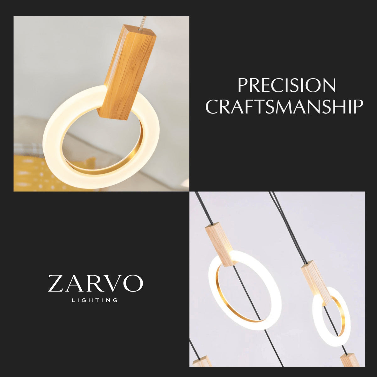 Zalaph Chandelier 7 Heads - Round: D15.7"(40cm) x H98.4"(250cm)